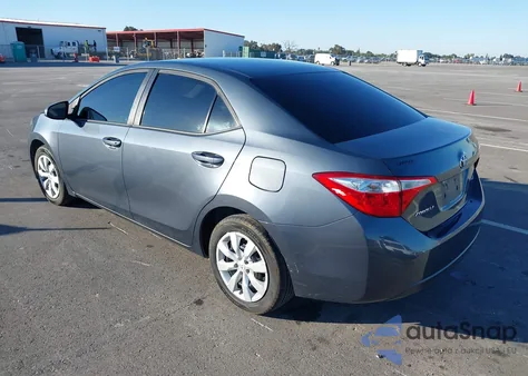 2016 Toyota Corolla Le из США, поврежденный, VIN 5YFBURHE3GP500865